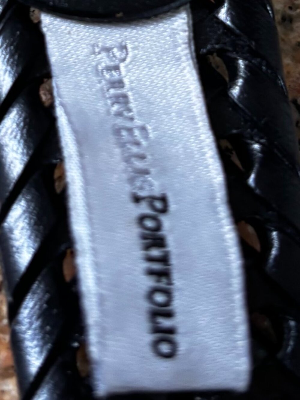 Men’s Perry Ellis Portfolio 34 Inch Braided leather belt